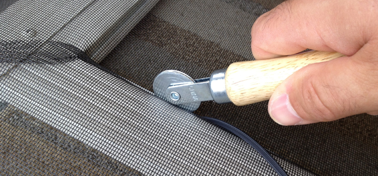 metal screen door repair in Concord